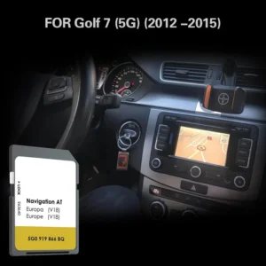 Bei v18 für vw golf 7 (5g) (2015-) 16gb sd navigation mib1 auto gps gerät update karte speicher