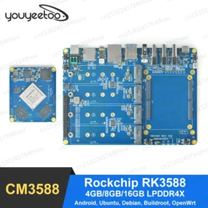 CM3588 NAS Kit Rockchip RK3588 Development Board On-board PCIe 2.5G Ethernet Controller supports