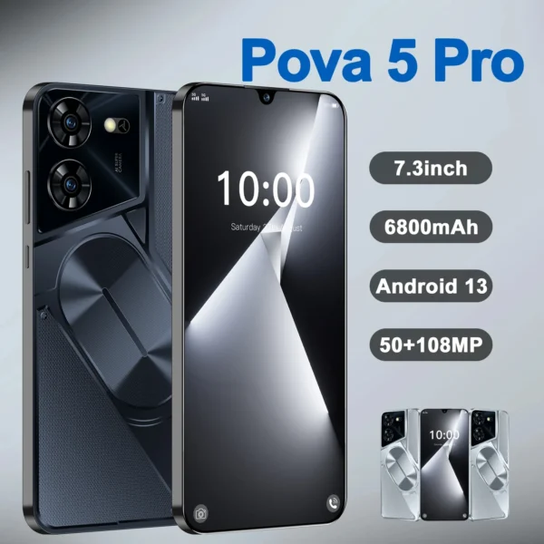 Global Version Original Pova 5 Pro Smartphone Dimensity 9300 16G+1TB 6800mAh 50+108MP 4G/5G