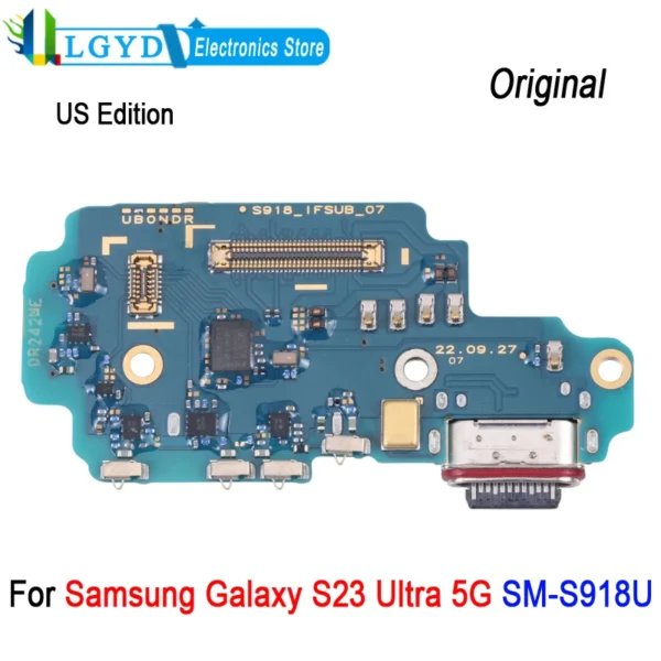 Ladeans chluss platine für Samsung Galaxy S23 Ultra 5G SM-S918U uns Edition USB Power Charging Dock