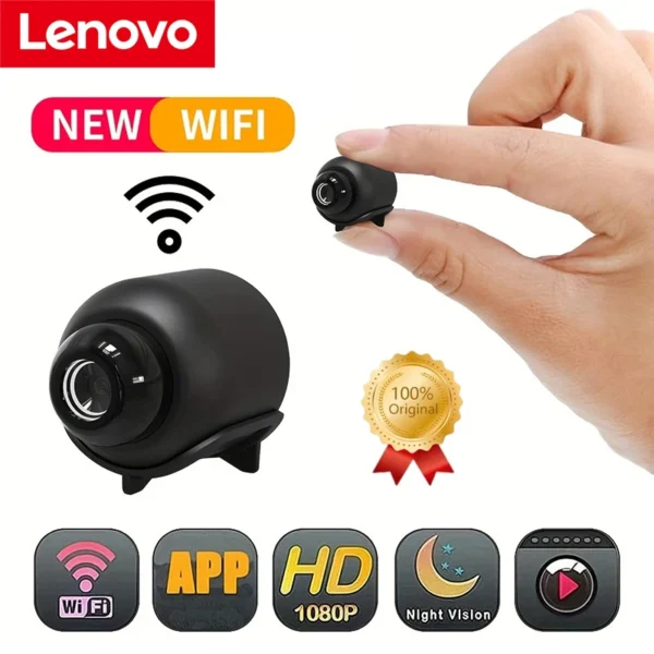 Lenovo Mini Camera Intelligent WiFi 5G Mini 4K/8K Camera Home Indoor Night Vision Safety Protection