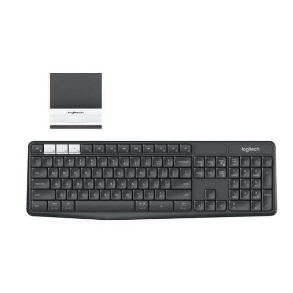 Logitech K375s Multi-Device Kabellose Tastatur + Smartphone Halterung - Tastatur