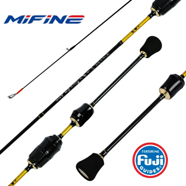 Mifine MOTRAL DRAW XUL Ultralight Spinning Fishing Rod Lure 0.3-1.5G 30T Carbon Fiber Fuji/RA Rings