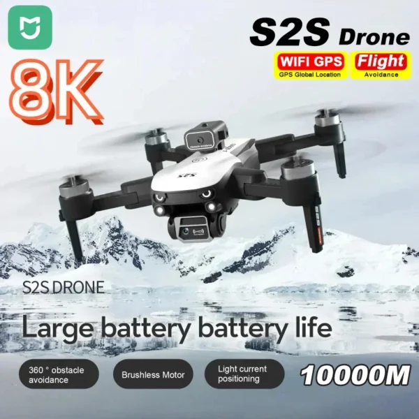 Mijia S2S 8K Drone 5G GPS Profesional HD Aerial Photography Dual-Camera Omnidirectional Obstacle