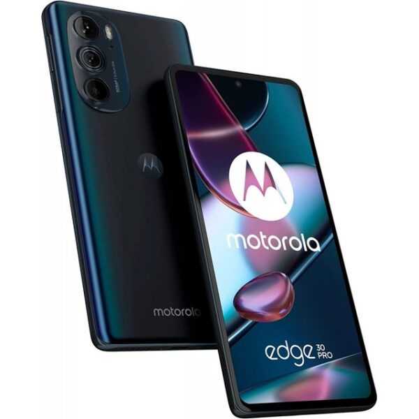 Motorola XT2201-1 Edge 30 Pro 5G 256 GB / 12 GB - Smartphone - cosmos blue Smartphone (6,7 Zoll, 256 GB Speicherplatz)