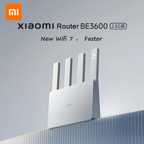 NEW Xiaomi BE3600 Router MLO Dual-Band WiFi 7 IPTV 2.5G High-End Ethernet Port Repeater VPN Mesh