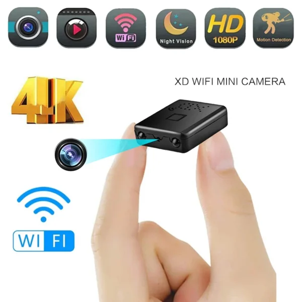 New Mini Camera XD Pro Full HD 4K WiFi 5G Night Vision Remote Security Monitoring Home Protection