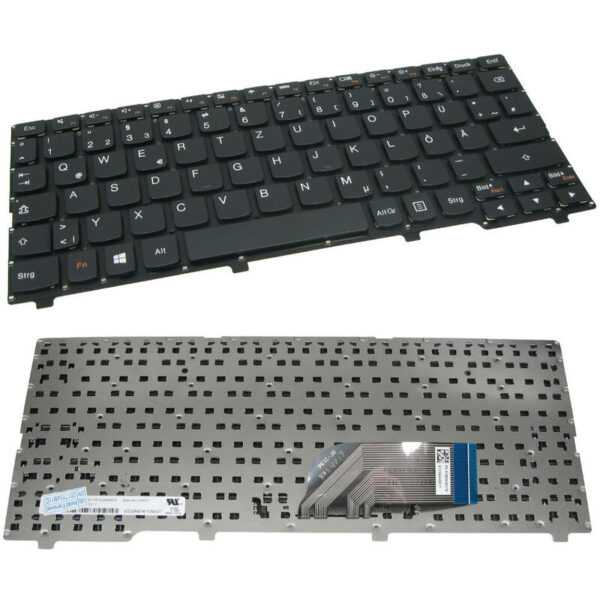 Original Laptop-Tastatur Notebook Keyboard Ersatz Deutsch qwertz ersetzt 5CB0K48374 LCM15J1 für Lenovo IdeaPad 100S-11IBY 11.6" (Deutsches Layout)