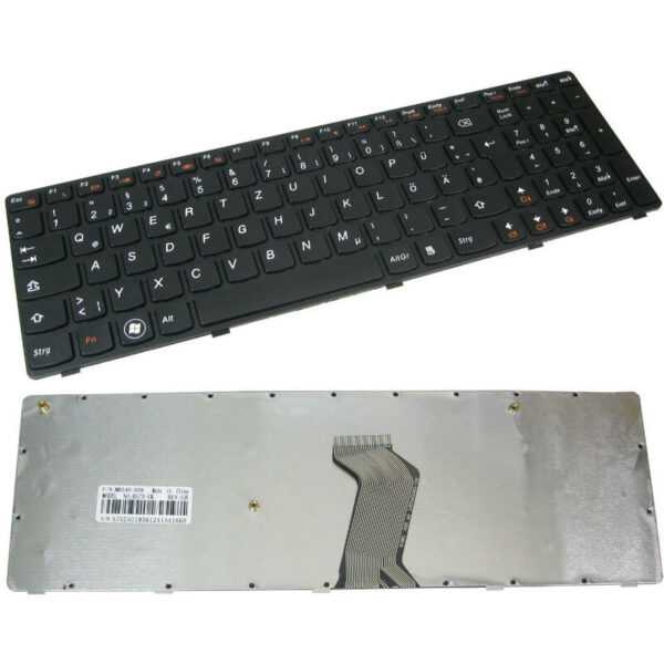 Premium Laptop-Tastatur Notebook Keyboard Ersatz Deutsch qwertz für ibm Lenovo IdeaPad B570A B570G B590 B570 (Deutsches Tastaturlayout) - Trade-shop