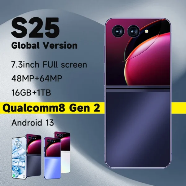 S25 Ultra Global Version Smartphone Qualcomm8 Gen 2 16G+1TB 8800mAh 48+72MP 4G/5G Network Cellphone