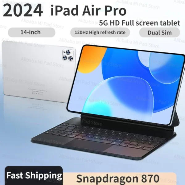 Tablet Global version iPad Air Pro 16GB 1TB Tablet LCD Screen Android14 GPS 5G WiFi 2000mAh