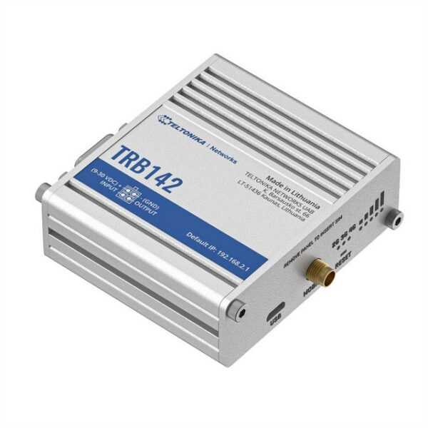 Teltonika TELTONIKA TRB142 LTE Gateway LAN (10/100 MBit/s), RS232 Netzwerk-Adapter