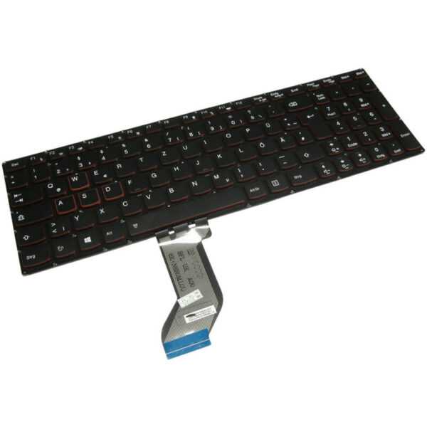 Trade-shop - Original Laptop Tastatur / Notebook Keyboard Deutsch qwertz für viele Lenovo IdeaPad Laptops wie Y700 Y700-15ISK / mit