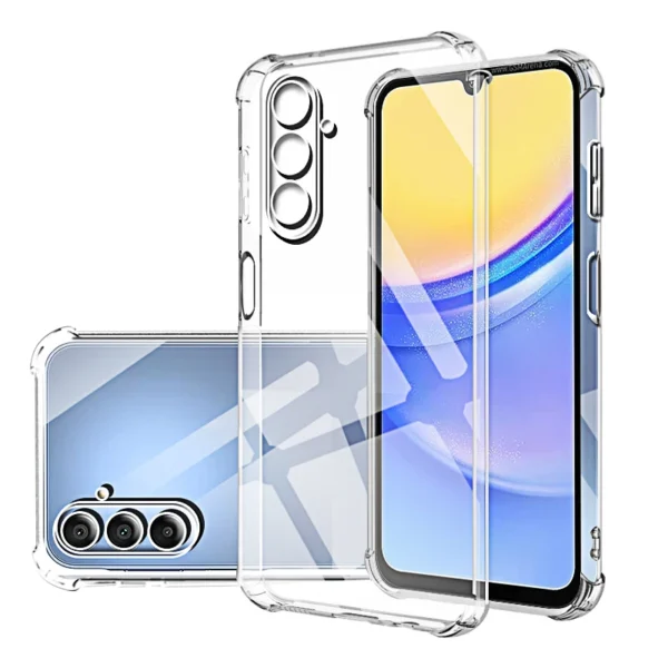 Transparent Phone Case for Samsung Galaxy A15 4G 5G Back Cover A55 A35 A25 A05S A05 A54 A34 A24 A14