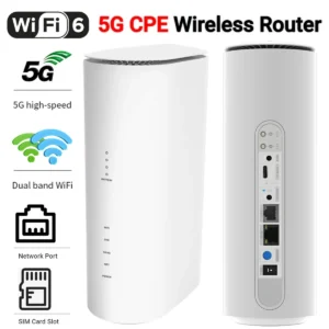 Wireless Router with SIM Card Slot CPE Modem Router Multiple Network Interfaces 5G Router Built-in