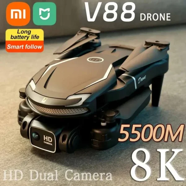 Xiaomi MIJIA V88 Drone 8K 5G GPS Professional HD Aerial Photography Remote Control Aircraft HD Dual