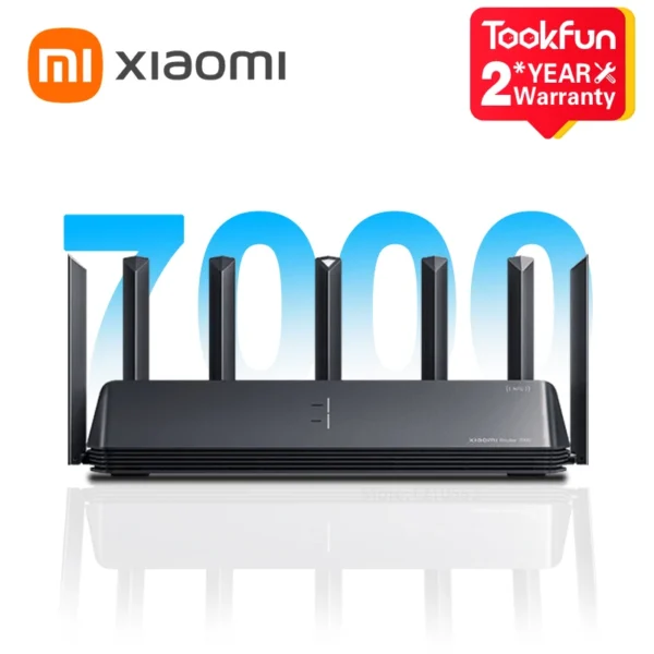 Xiaomi Mi Router BE7000 Tri-Band WiFi Repetidor VPN 1GB Mesh USB 3.0 IPTV 4x2.5G Portas