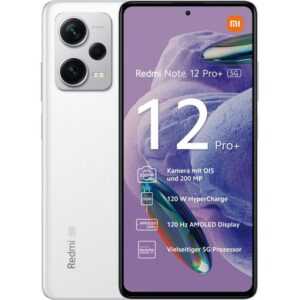 Xiaomi Redmi Note 12 Pro+ 5G 256 GB / 8 GB - Smartphone - polar white Smartphone (6,7 Zoll, 256 GB Speicherplatz)