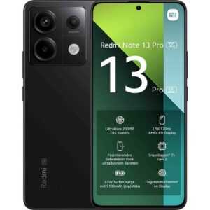 Xiaomi Redmi Note 13 Pro 5G 8GB + 256GB Midnight Black Smartphone Smartphone