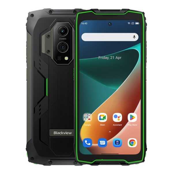 blackview BV9300 Smartphone (6.7 Zoll, 256 GB Speicherplatz, 50 MP Kamera, 2,3K Display, 15080mAh Akku, Fingerabdruck/NFC/IP69K)